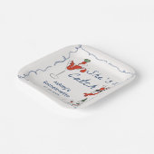 カニをゲット バチェラー プレート 紙製 (傾斜あり)