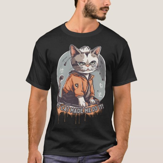 カニを熱いように掴め Tシャツ (正面)