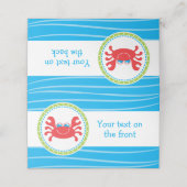 カニアンダーザシー誕生日 プレイスカード (外部開封)