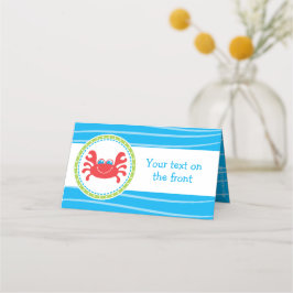 カニアンダーザシー誕生日 プレイスカード