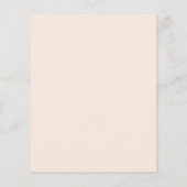 カニエレガントの饗宴 – 水カラーブルーカニ、シーシェル チラシ (裏面)