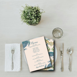 カニエレガントの饗宴| 水彩ブルーカニ、シーシェル メニュー