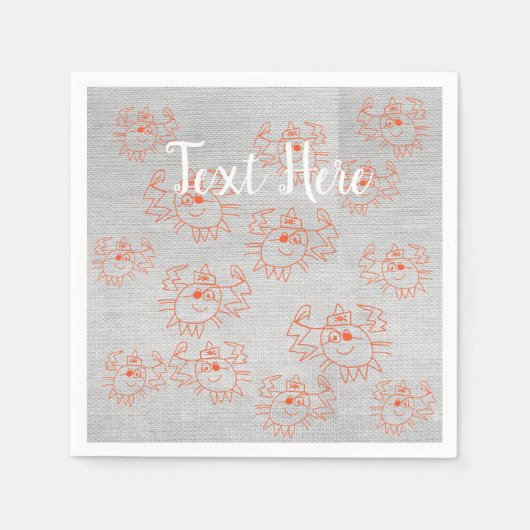 カニカスタム紙ナプキンス スタンダードカクテルナプキン (正面)