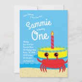 カニカラフルビーチ第1期招待状 招待状 (正面)