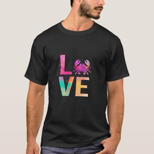 カニカラフルママギフトカニ Tシャツ (正面)