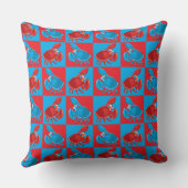 カニガニモザイク クッション (裏面)