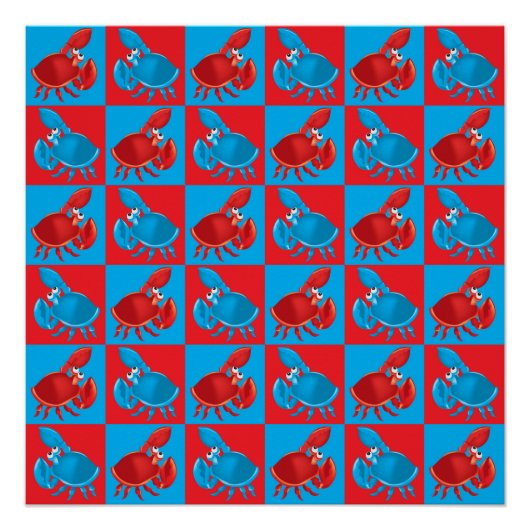 カニガニモザイク ポスター (正面)