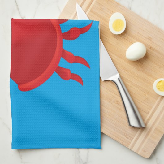 カニガニ キッチンタオル (四つ折り)