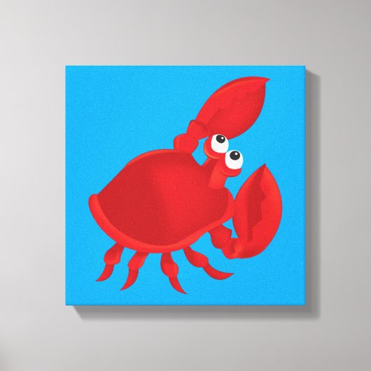 カニガニ キャンバスプリント (正面)