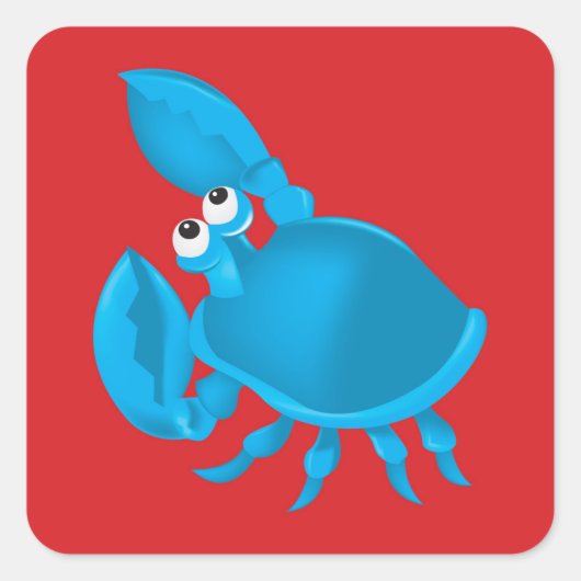 カニガニ スクエアシール (正面)