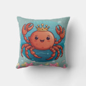 カニキングプリンセスイン青 クッション (裏面)