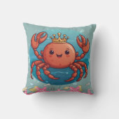 カニキングプリンセスイン青 クッション (正面)