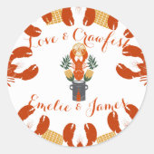 カニクイエンゲージパーティー 愛とカニクイ ラウンドシール (正面)