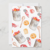 カニクイーパーティーのベビーシャワーパーティーの招待状 招待状 (裏面)