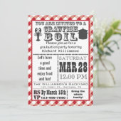 カニクイ卒業パーティー招待状 招待状 (スタンド正面)