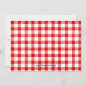 カニクイ誕生日パーティーの招待状 招待状 (裏面)