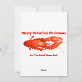カニクリスマス シーズンカード (裏面)