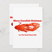 カニクリスマス シーズンカード (正面/裏面)