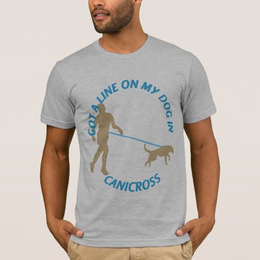 『カニクロスの私の犬のライン』 Tシャツ (正面)