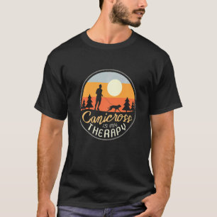 カニクロスマイセラピードッグランニングジョギング Tシャツ