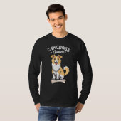 カニクロスライフスタイルドッグランニングジョギング Tシャツ (正面フル)