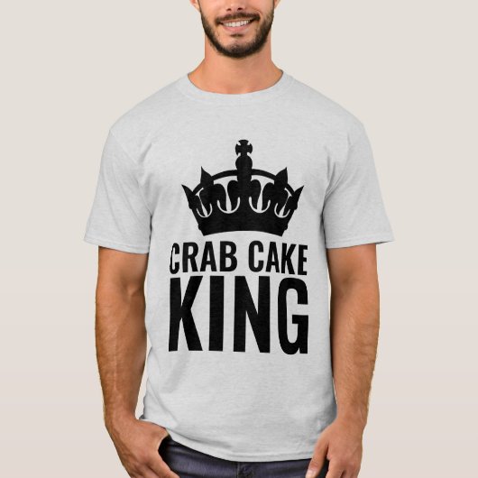 カニケーキキングTシャツ Tシャツ (正面)