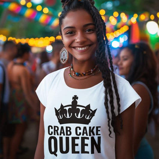 カニケーキクイーンレディースTシャツ Tシャツ