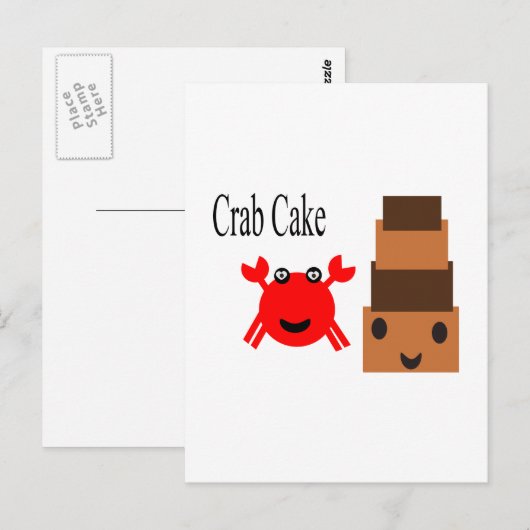 カニケーキ2.5s ポストカード (正面/裏面)