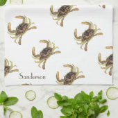 カニコースト航海のタンカーキサンディキッチントウ キッチンタオル (折り畳み)