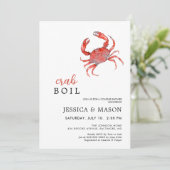 カニシーフードカップルブライダルシャワー 招待状 (スタンド正面)