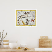 カニスとミとのモノセロ専攻のス星座 ポスター (キッチン)