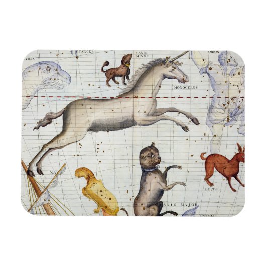 カニスとミとのモノセロ専攻のス星座 マグネット (横)