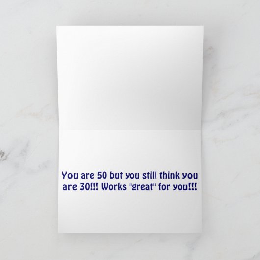 カニズキは、私を50番目のユーモアに傷つけると言っています。 カード (内部)