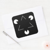 カニッサ三角形 スクエアシール (封筒)