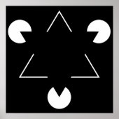 カニッサ三角形 ポスター (正面)