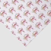 カニティッシュペーパーブルーウォーターカラーパターンビーチ 薄葉紙 (詳細)