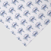 カニティッシュペーパーブルーウォーターカラーパターンビーチ 薄葉紙 (詳細)