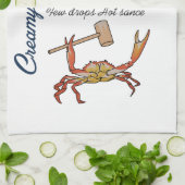 カニディップレシピ キッチンタオル (折り畳み)