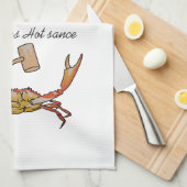 カニディップレシピ キッチンタオル (四つ折り)