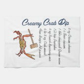 カニディップレシピ キッチンタオル (横)