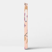 カニデザインプリントフローラ織物抽象芸術アートアルティ Case-Mate iPhoneケース (裏面 / 左)