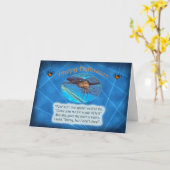 カニハッピーハローウィンカード カード (黄色い花)