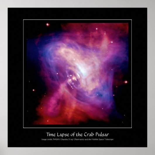 カニパルサー時間消滅 – 中性子星 ポスター (正面)