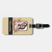 カニパーソナライズされたガニ ラゲッジタグ (正面横)