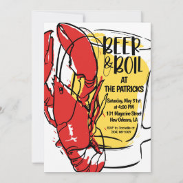 カニパーティーの招待状 招待状