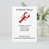 カニパーティーの招待状 招待状 (スタンド正面)