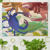 カニパーティーキッチンタオル キッチンタオル (折り畳み)