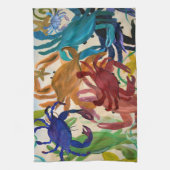 カニパーティーキッチンタオル キッチンタオル (縦)