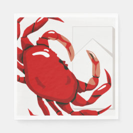 カニパーティー紙 スタンダードランチョンナプキン