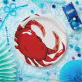 カニパーティー紙 ペーパープレート (パーティー)